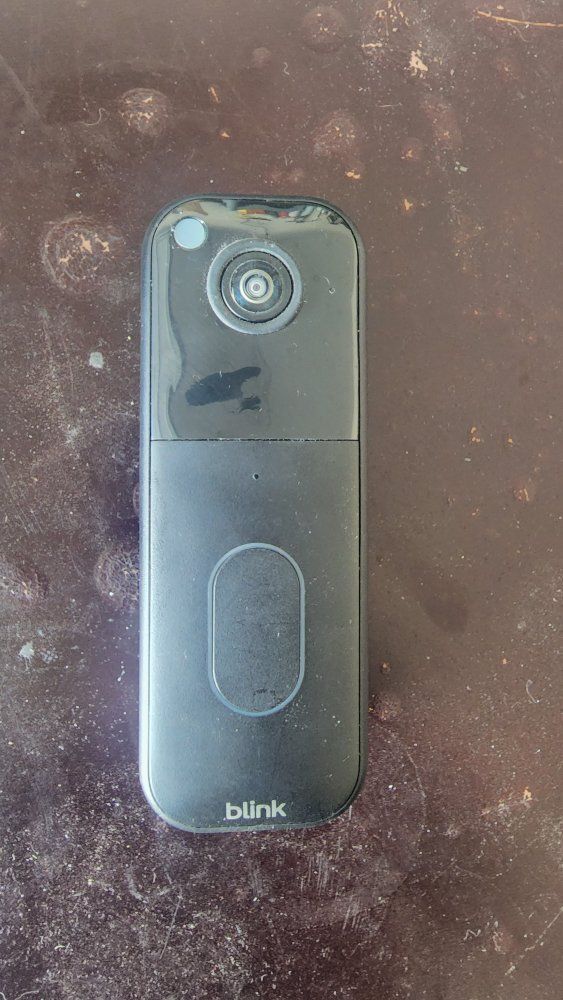 Blink Video Doorbell Smart Home Security Camera - Black