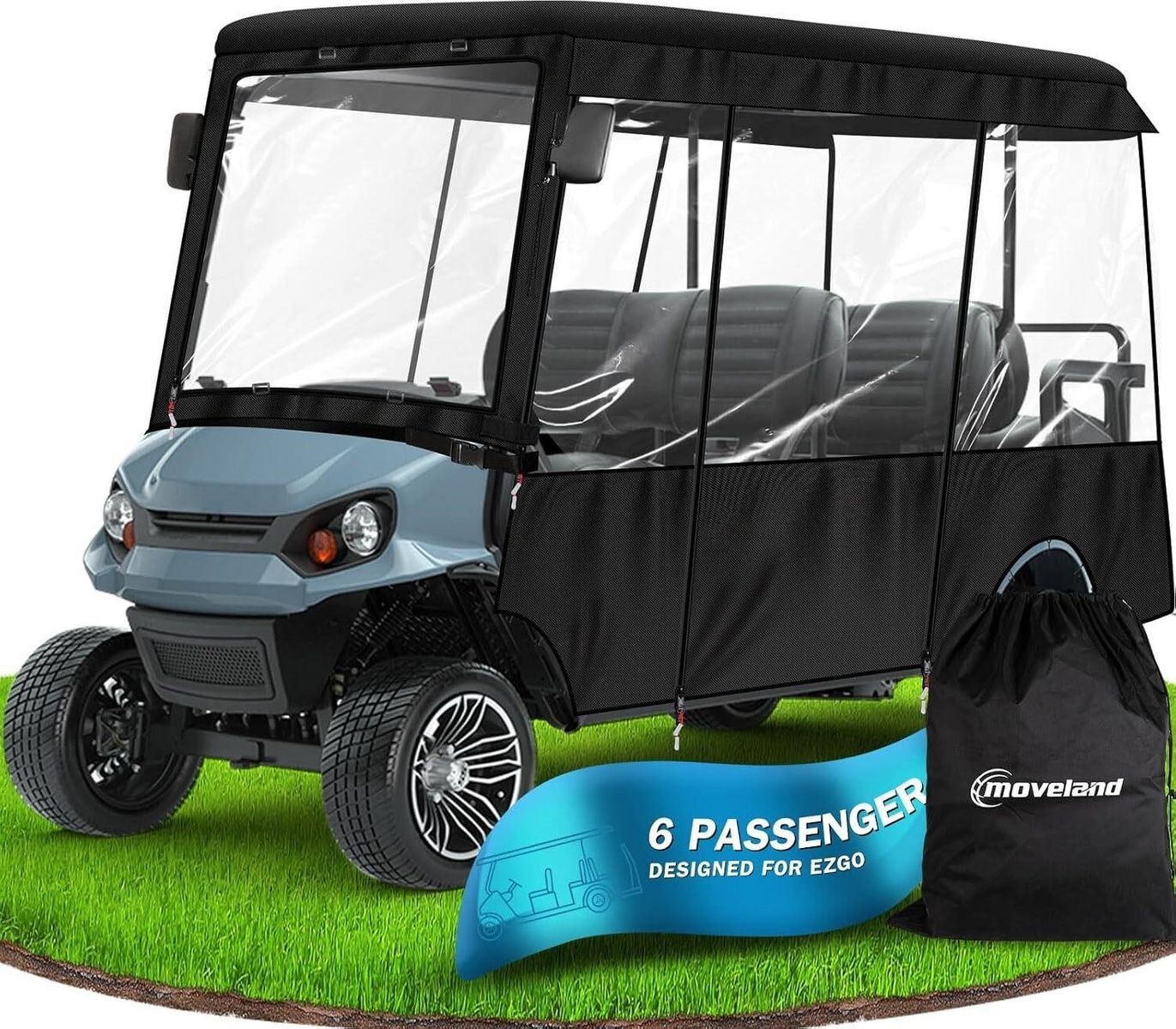 Moveland 6-Pass Golf Cart Enclosure