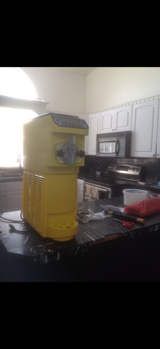 Yellow Soft Serve Ice Cream Machine - Used