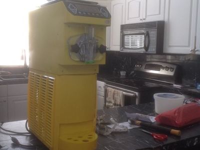 Yellow Soft Serve Ice Cream Machine - Used