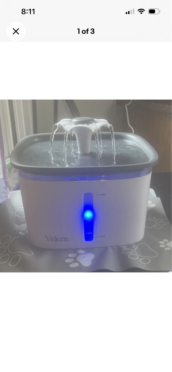 Veken 95Oz/2.8L  Fountain, Automatic Water Fountai
