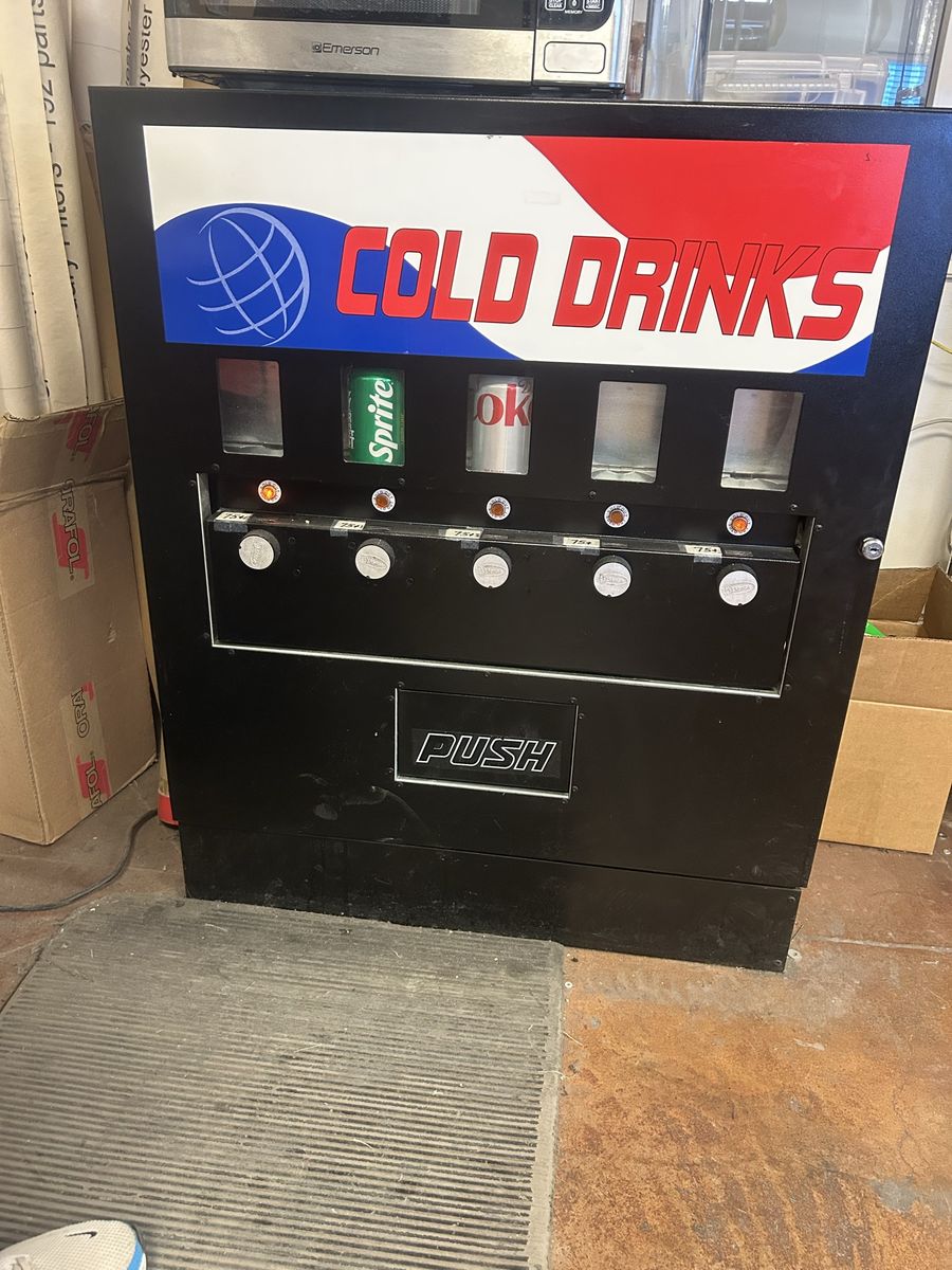 Cold Drinks Vending Machine - 5 Selection