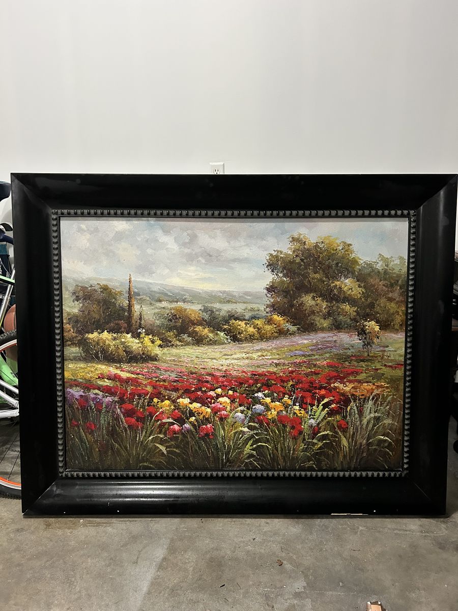 Large landscape painting