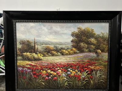 Large landscape painting