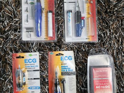 Various soldering irons/torches (in package)