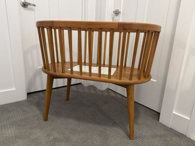 West Elm x Pottery Barn Kids Mid-Century Solid Wood Baby Bassinet