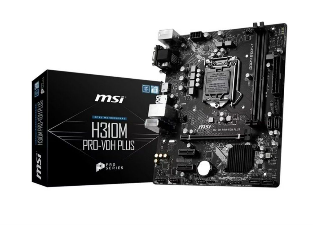 MSI H310M Pro-VDH Plus Intel Coffee Lake Micro ATX Motherboard