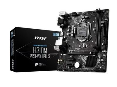 MSI H310M Pro-VDH Plus Intel Coffee Lake Micro ATX Motherboard