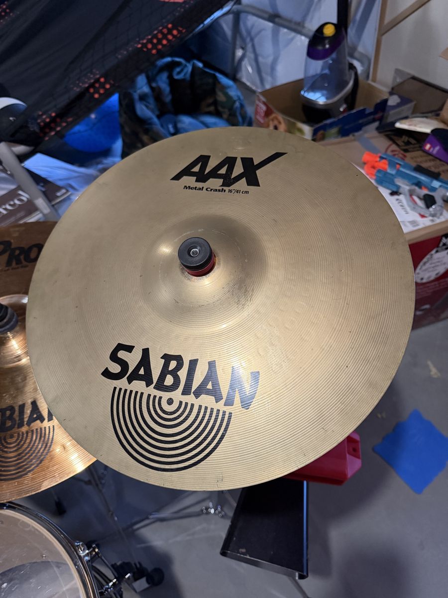 Sabian AAX Metal Crash 16” Drum Cymbal
