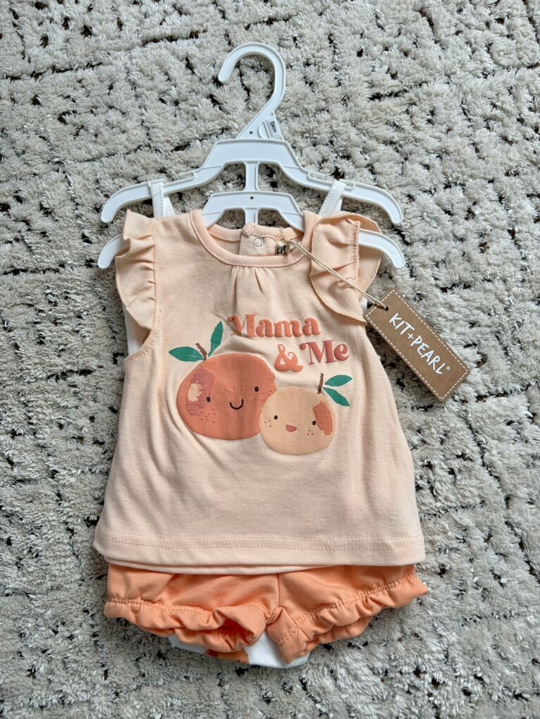 Baby Girl 3 Piece Outfit Set