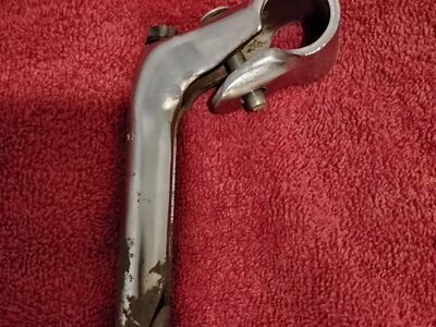 Vintage Schwinn bicycle gooseneck and miscellaneous parts