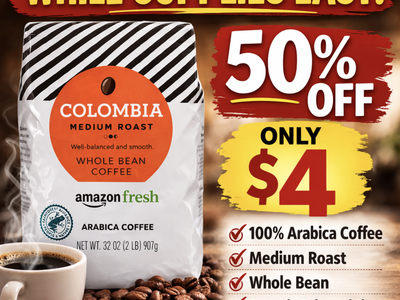 Amazon Fresh Colombia Ground Coffee