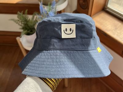 Navy Blue Baby Sun Bucket Hat