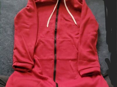 Long zippered hoody