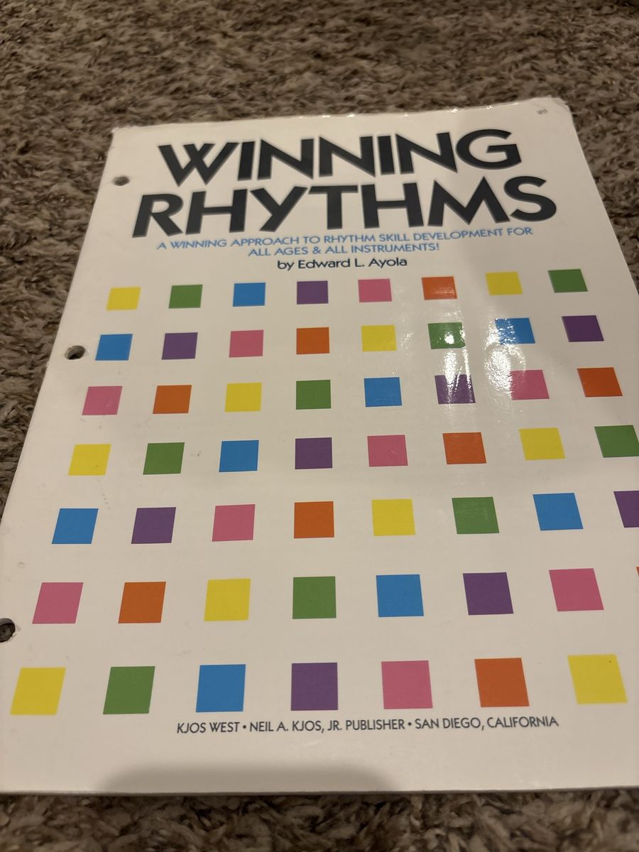 Winning Rhythms: A Winning Approach to Rhythm Skill Development by Edward L. Ayola