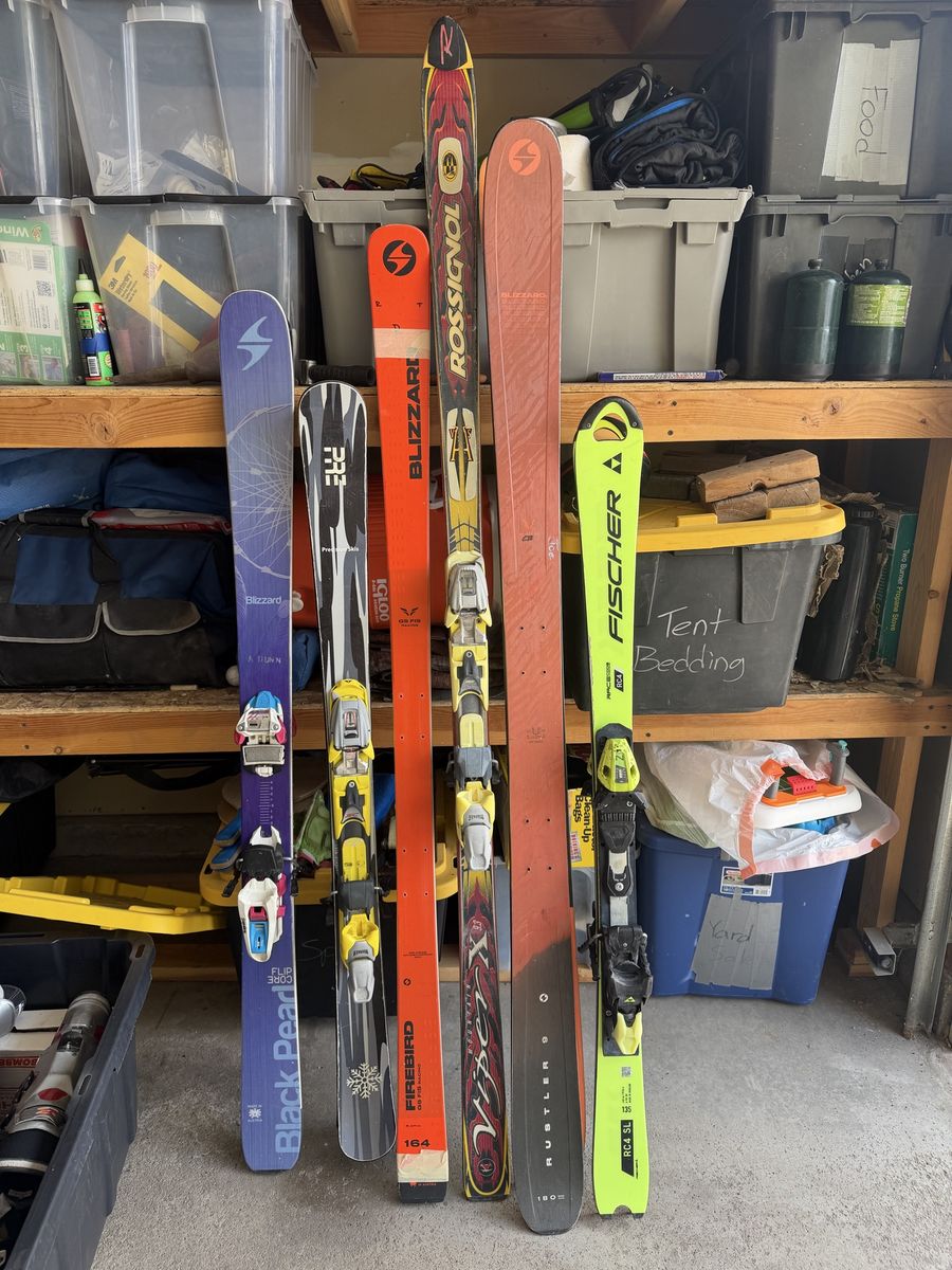 Odd assortment of skis $50 or less