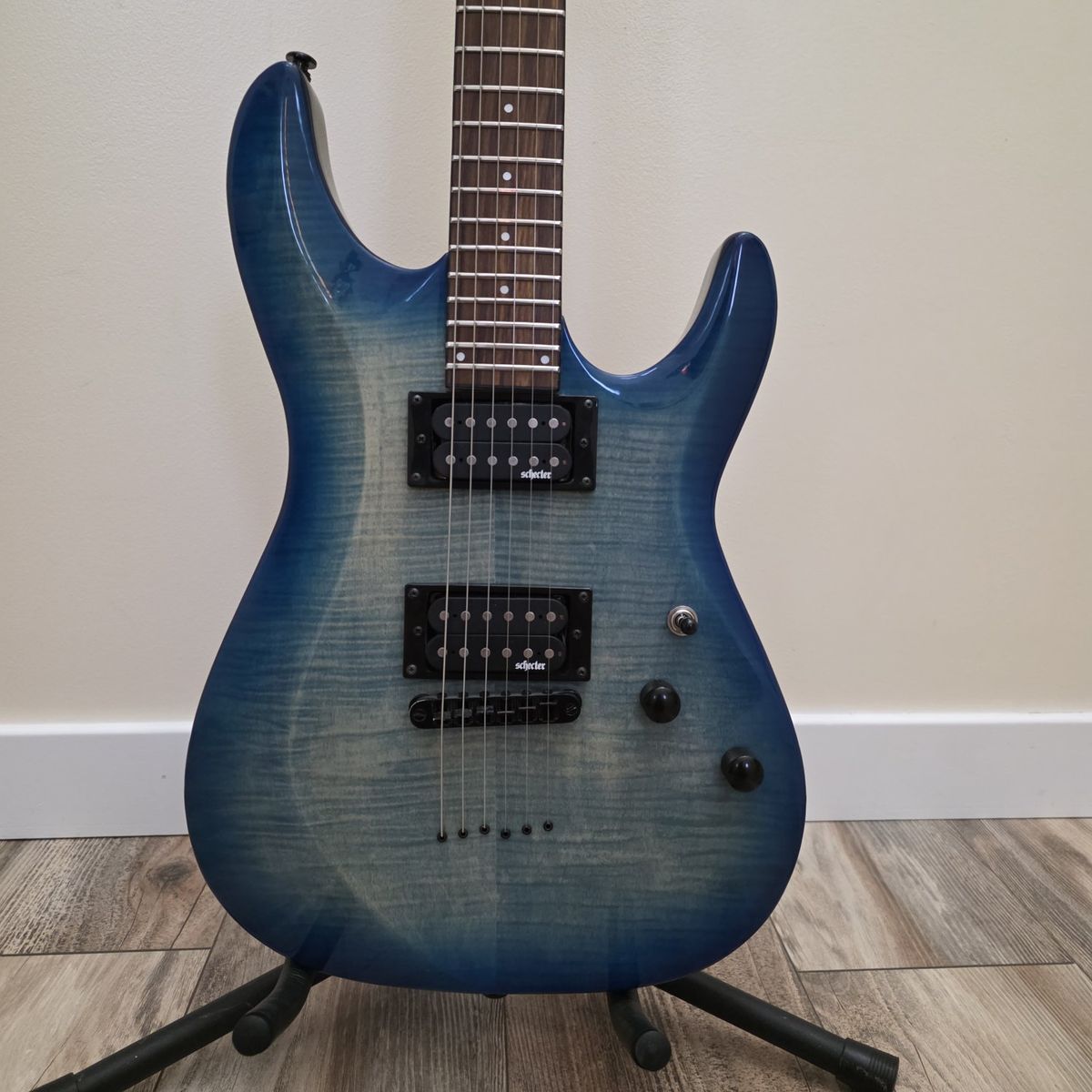 
Schecter Diamond Series C-6 Elite Electric Sky  Burst
