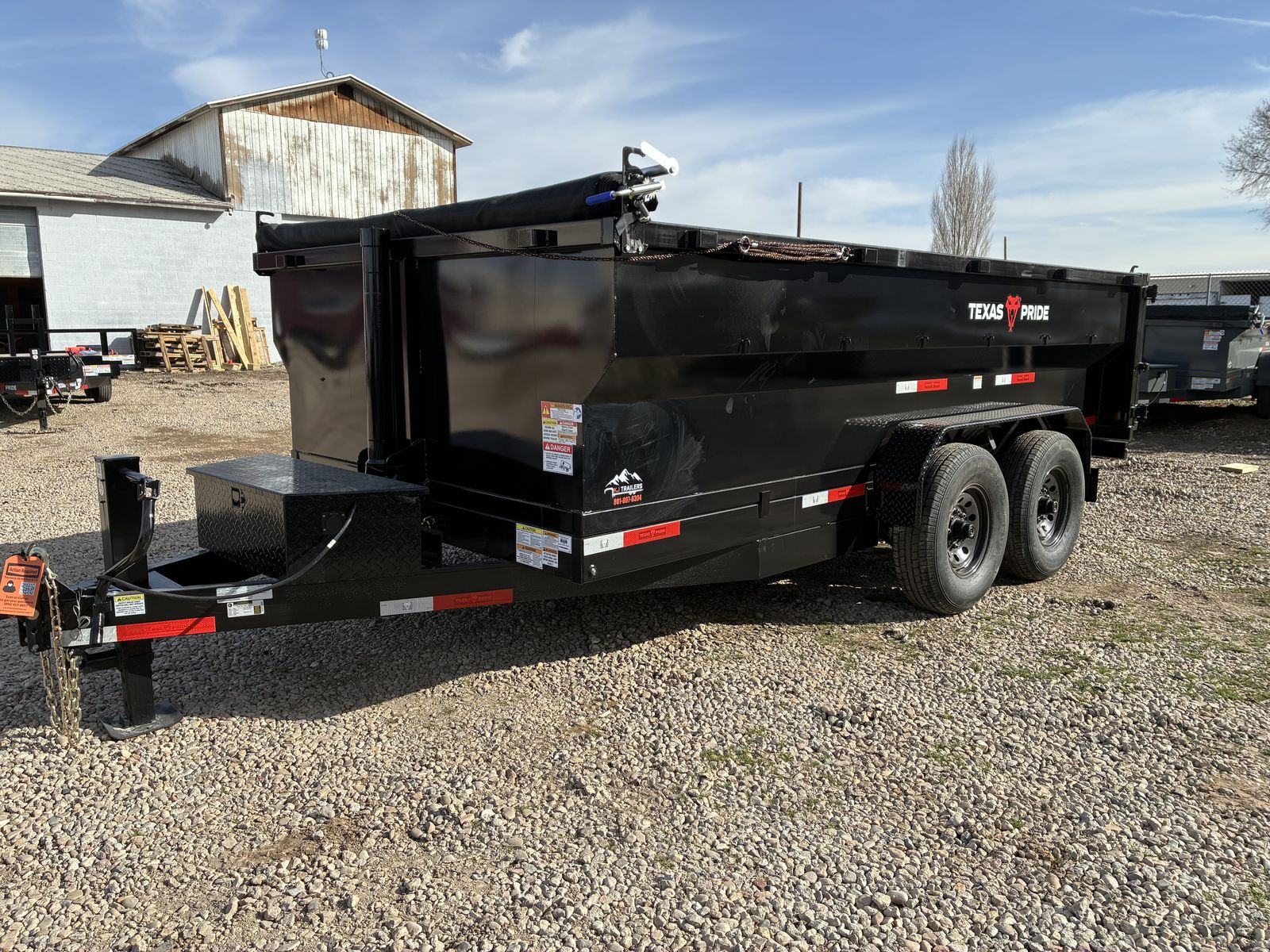 HEAVY DUTY DUMP TRAILERS 7X14X3 16k BP