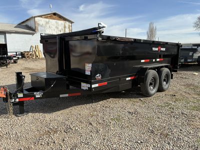 HEAVY DUTY DUMP TRAILERS 7X14X3 16k BP