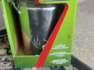 Coleman 9-Cup Aluminum Coffee Percolator - Camping Cookware