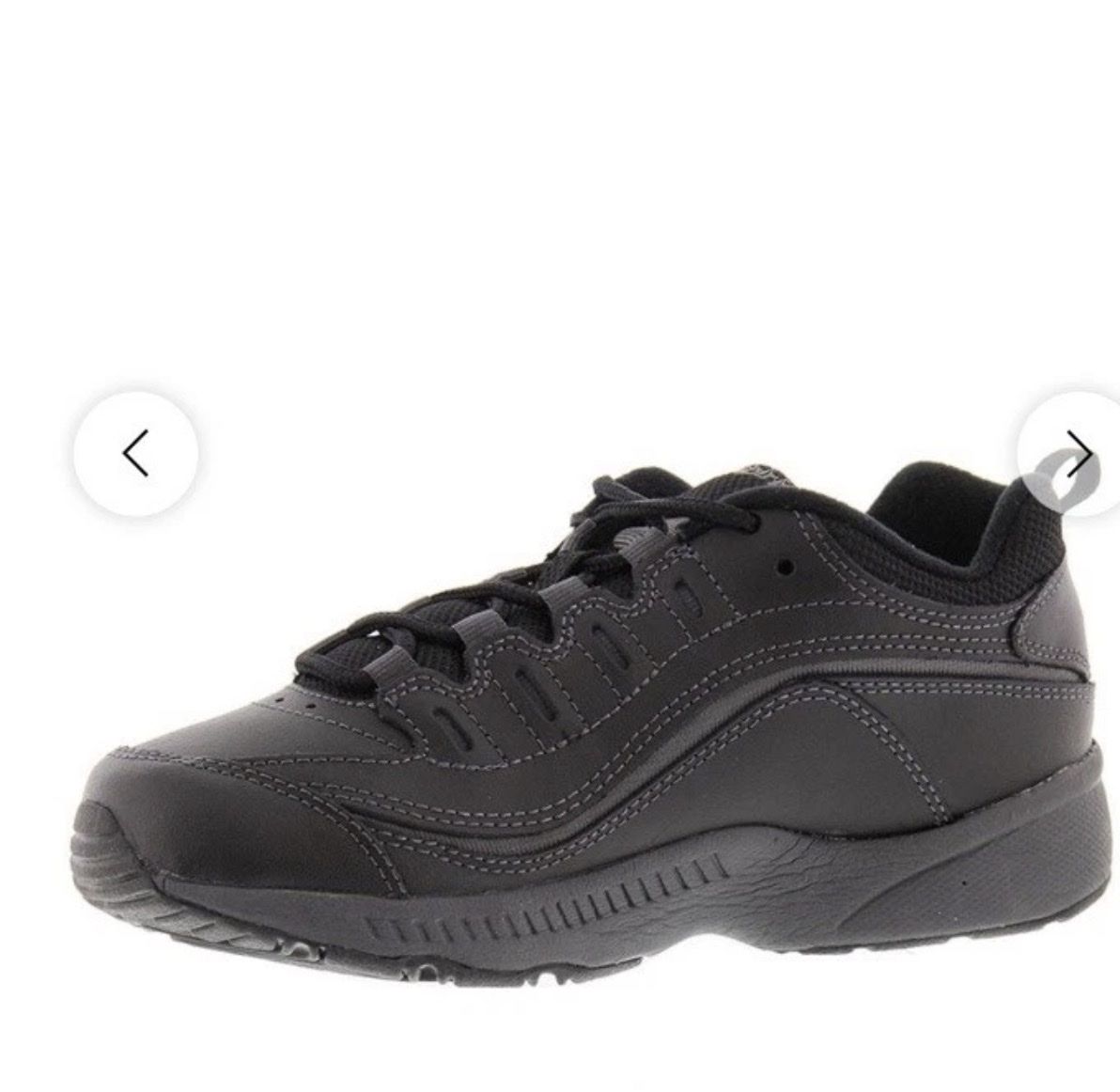 Easy Spirit Romy Women's Black Walking Shoes, Size 6.5 M - Comfort Out of the Box