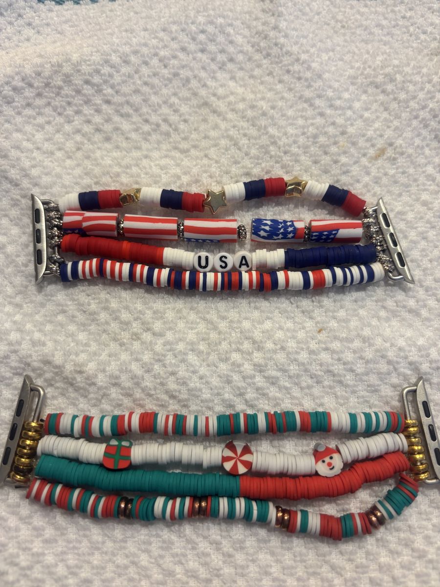 Apple Watch beaded watch bands