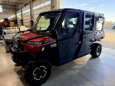 2019 Polaris Ranger 4x4 XP 1000 - Loaded, Enclosed Cab, Light Bar, Winch, Warranty thru 2027