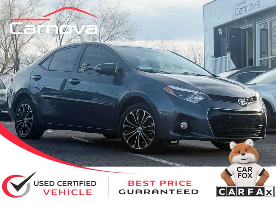 2016 Toyota Corolla S Plus