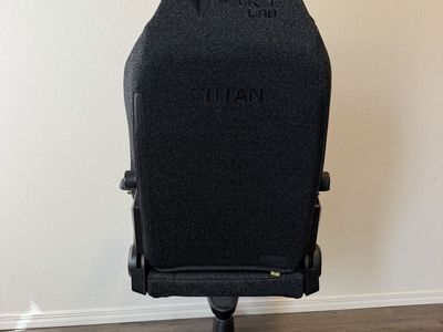 Secretlab TITAN Evo 2022 Series Gaming Chair, Black/Gray Fabric, Excellent Condition