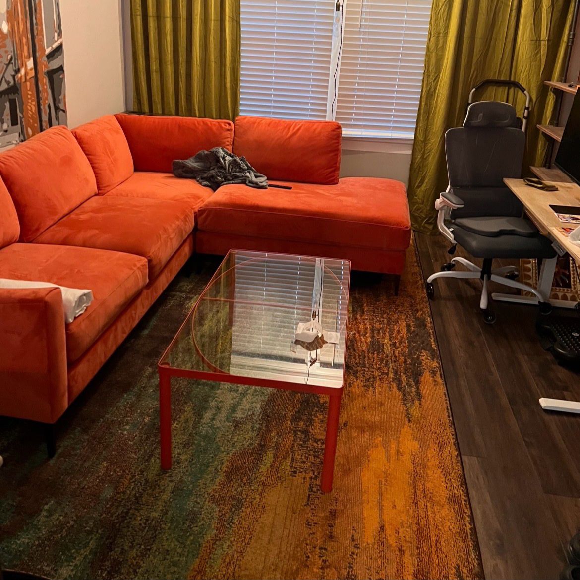 Quality Beautiful Large Abstract Rug