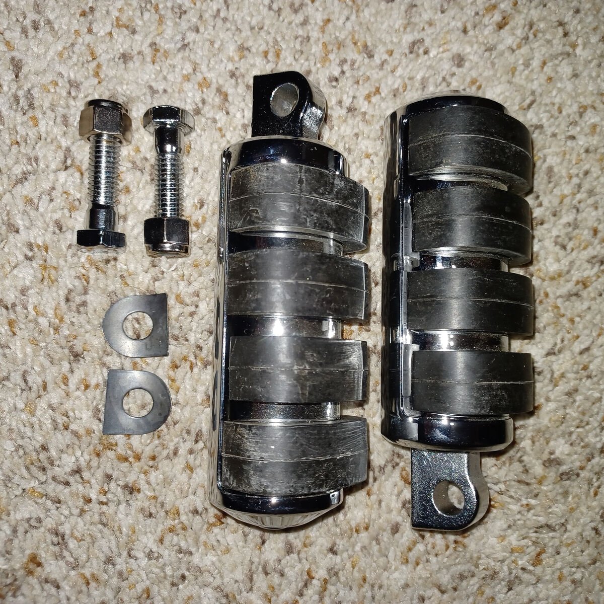 Cushioned Footpegs, male ends