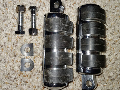 Cushioned Footpegs, male ends