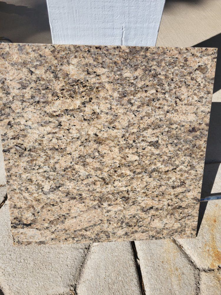 Giallo Ornamental Granite Floor or Wall Tiles - Box of Stone 45 square'