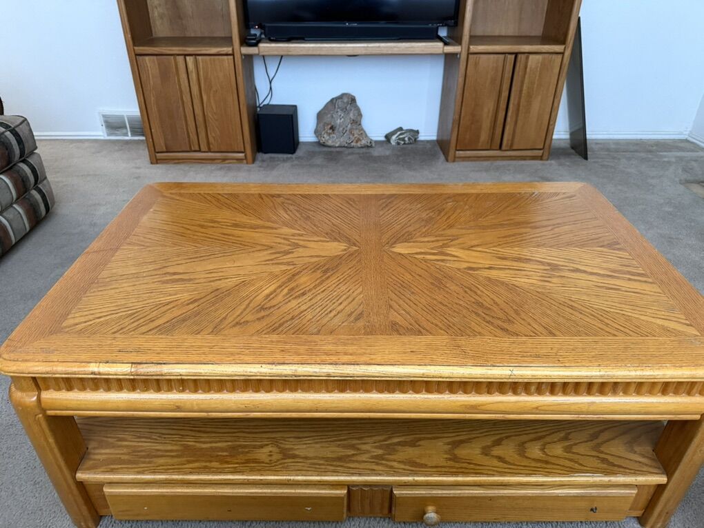 Solid Wood Coffee Table