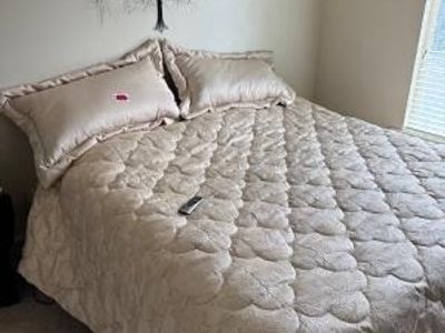 Queen Tempur-Pedic Memory Foam Mattress + Adjustable Base โ Excellent Condition