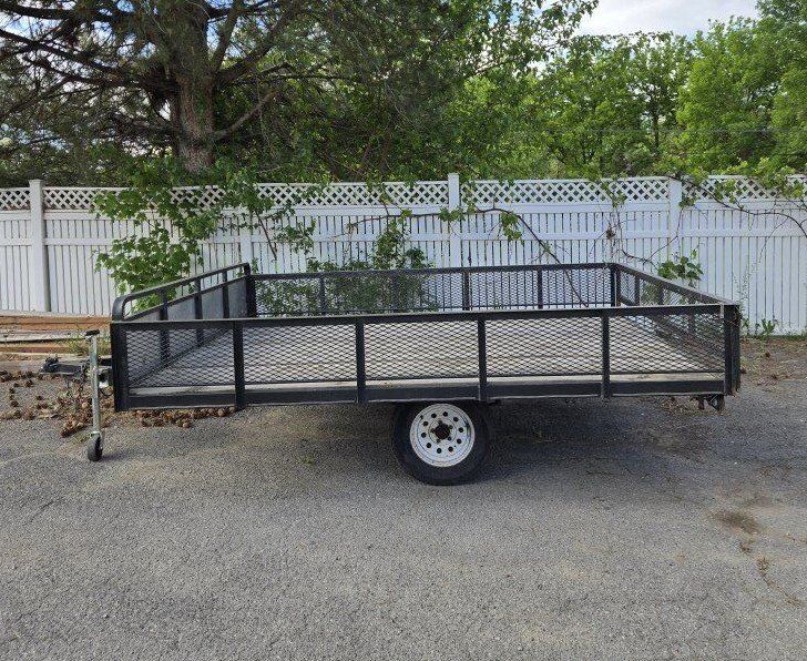 10x8 Flat Bed Trailer For Rent