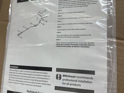 BRExhaust kit for 13-19 Ford Escape