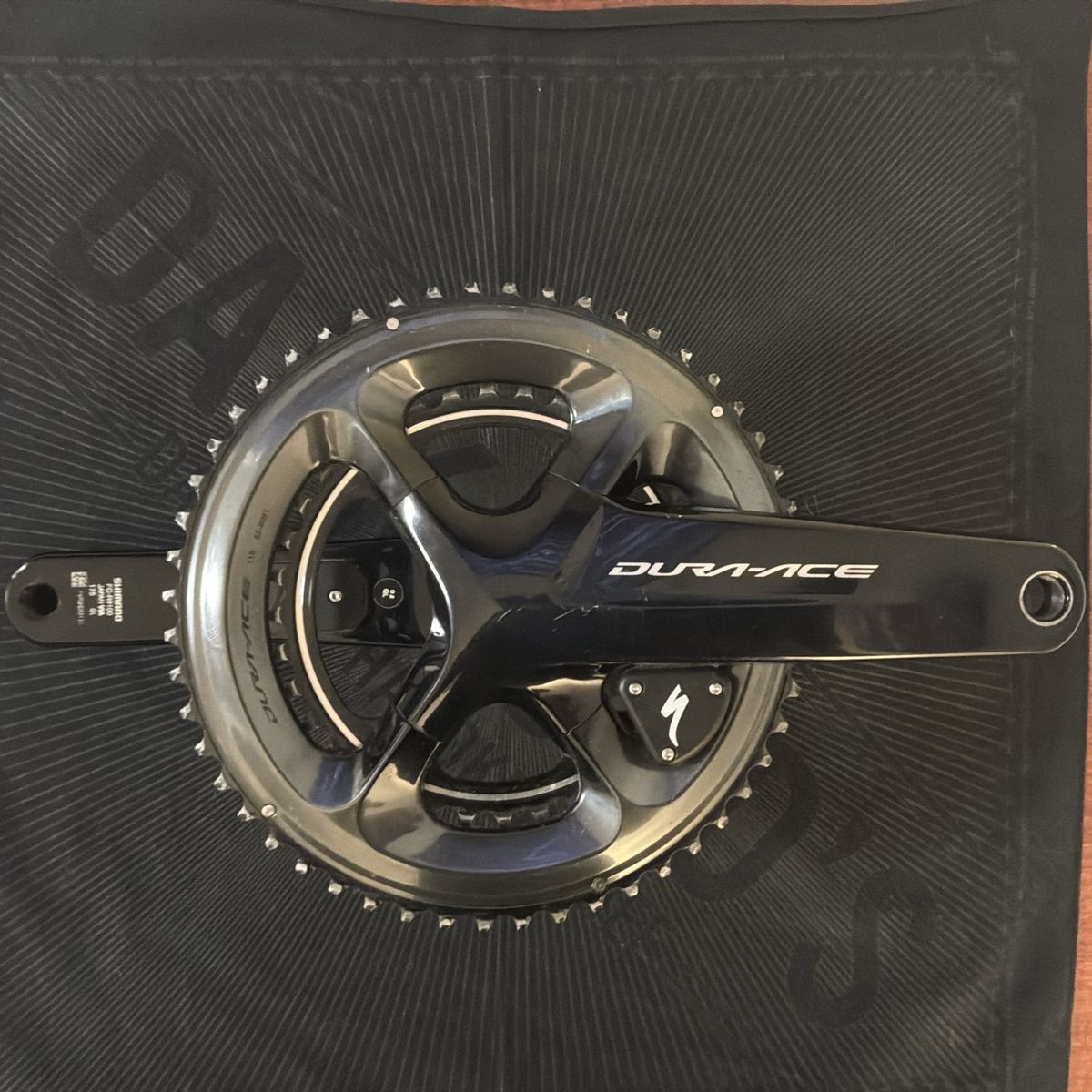 Dual Power Meter Shimano Dura-Ace Crankset FC-9100 Hollowtech 2 175mm   52x36T