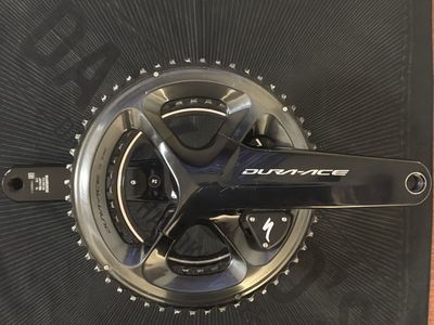 Dual Power Meter Shimano Dura-Ace Crankset FC-9100 Hollowtech 2 175mm 52x36T