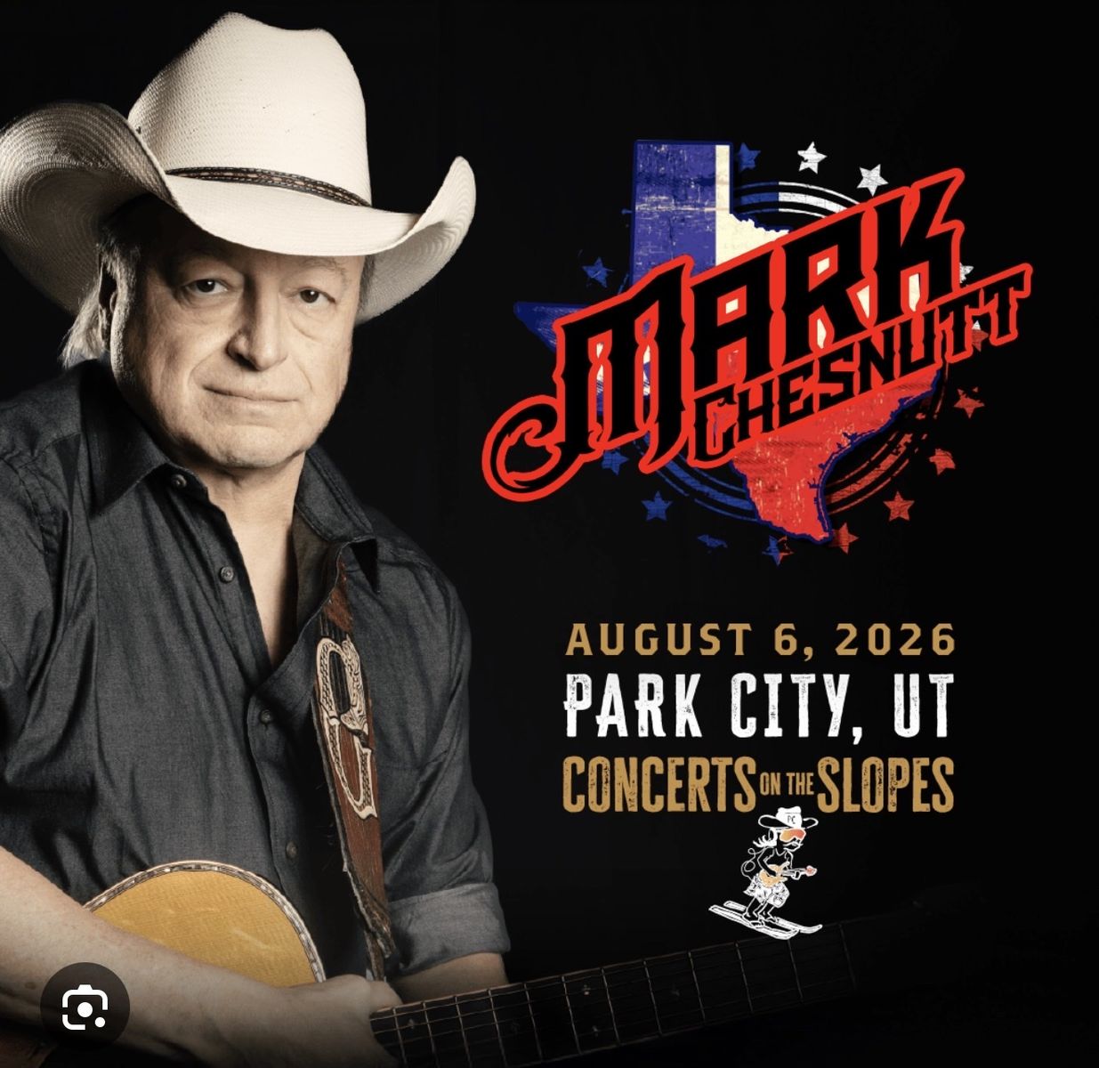 Mark Chestnut at The Slopes (Park City) Thursday  8/7