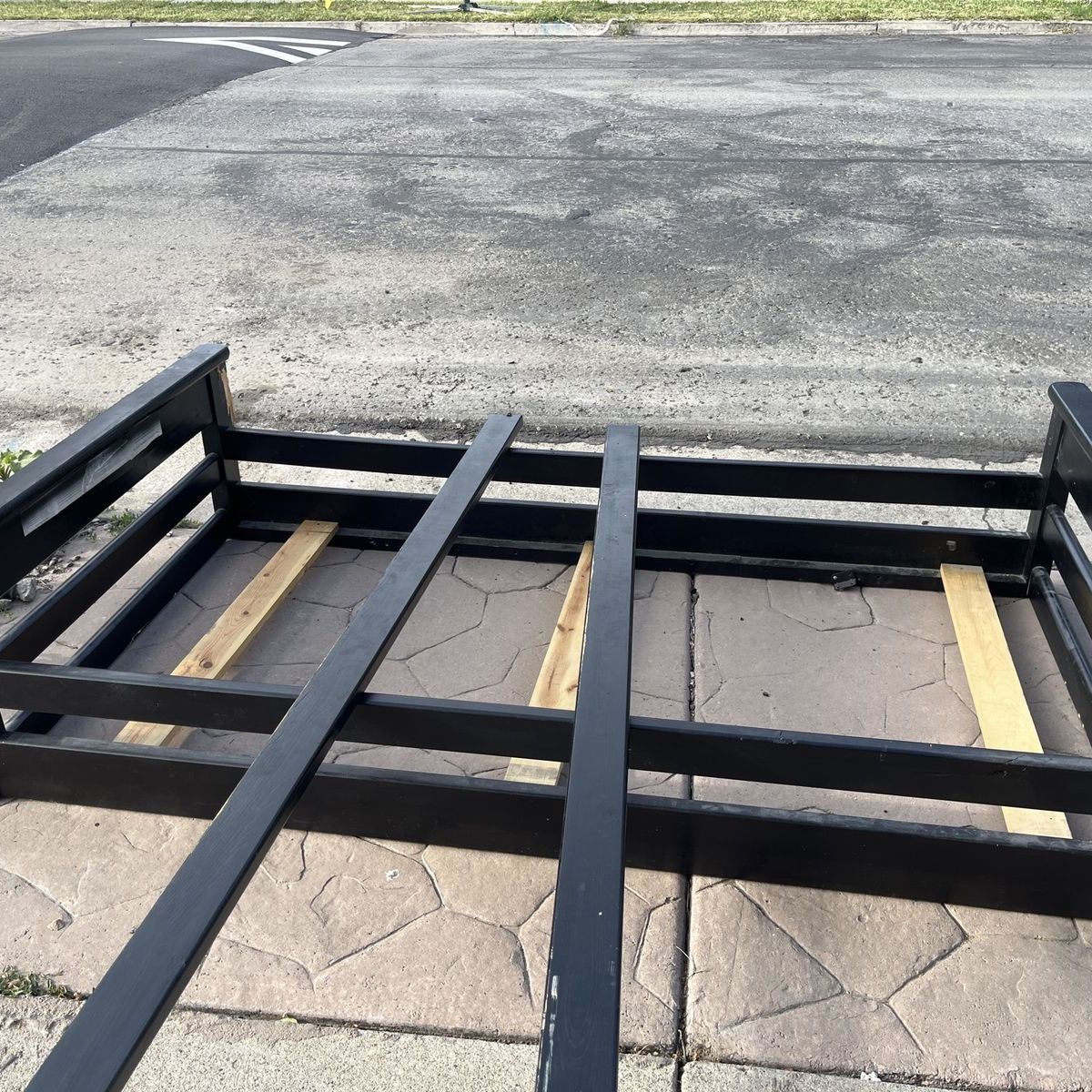 Painted Black Wood to be reclaimed - FREE