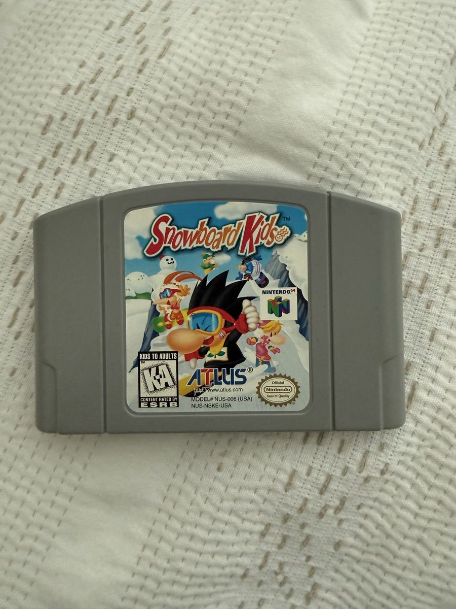 N64 Game Lot: Snowboard Kids, Diddy Kong Racing, Wave Race 64, Mario Kart 64