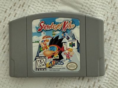 N64 Game Lot: Snowboard Kids, Diddy Kong Racing, Wave Race 64, Mario Kart 64