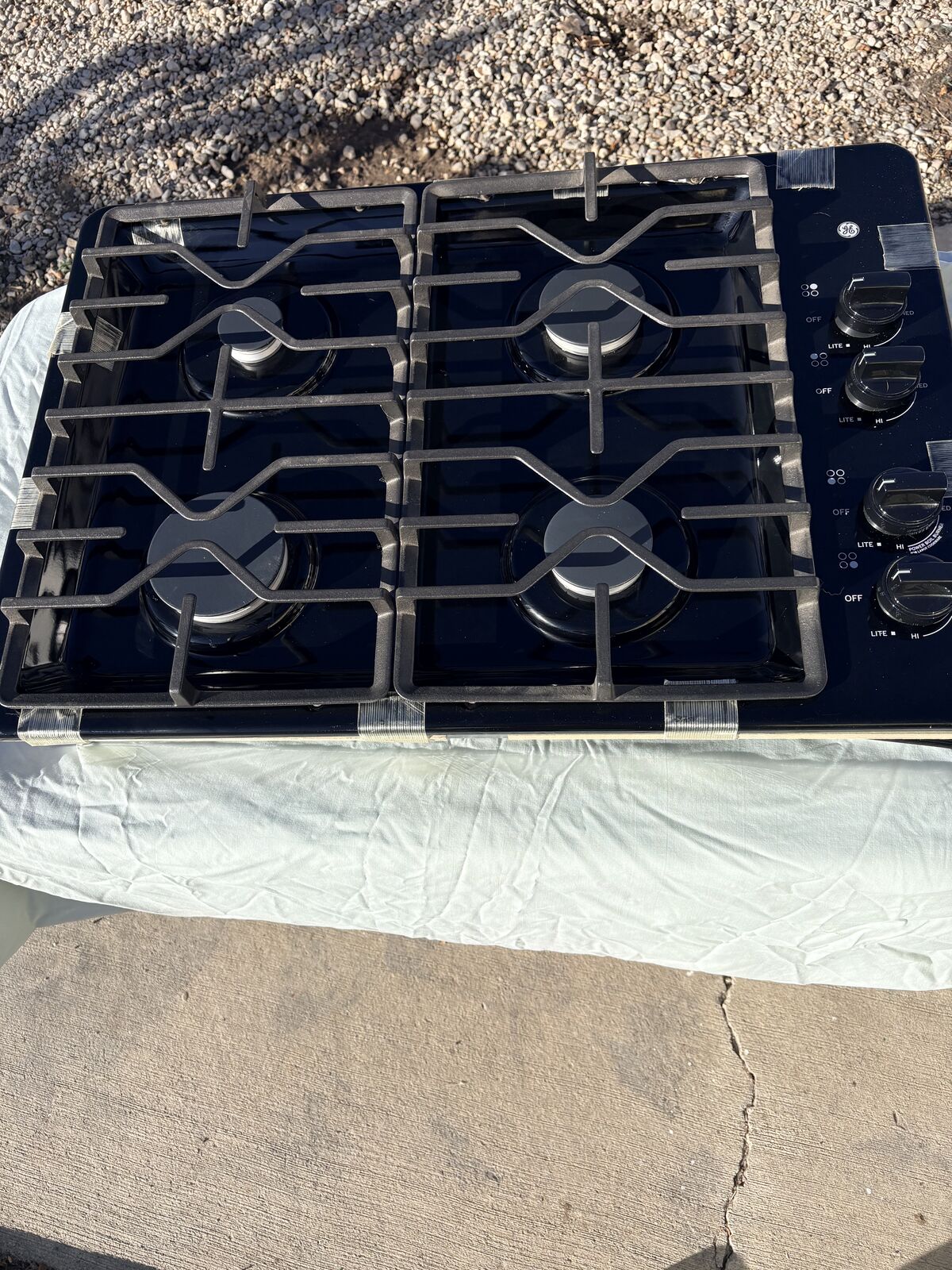 Gas countertop range