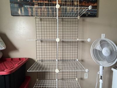 Guinea Pigs or Smaller Critters: Expandable Wire Cube Storage Shelves & Blue Pet Carrier, & MORE.