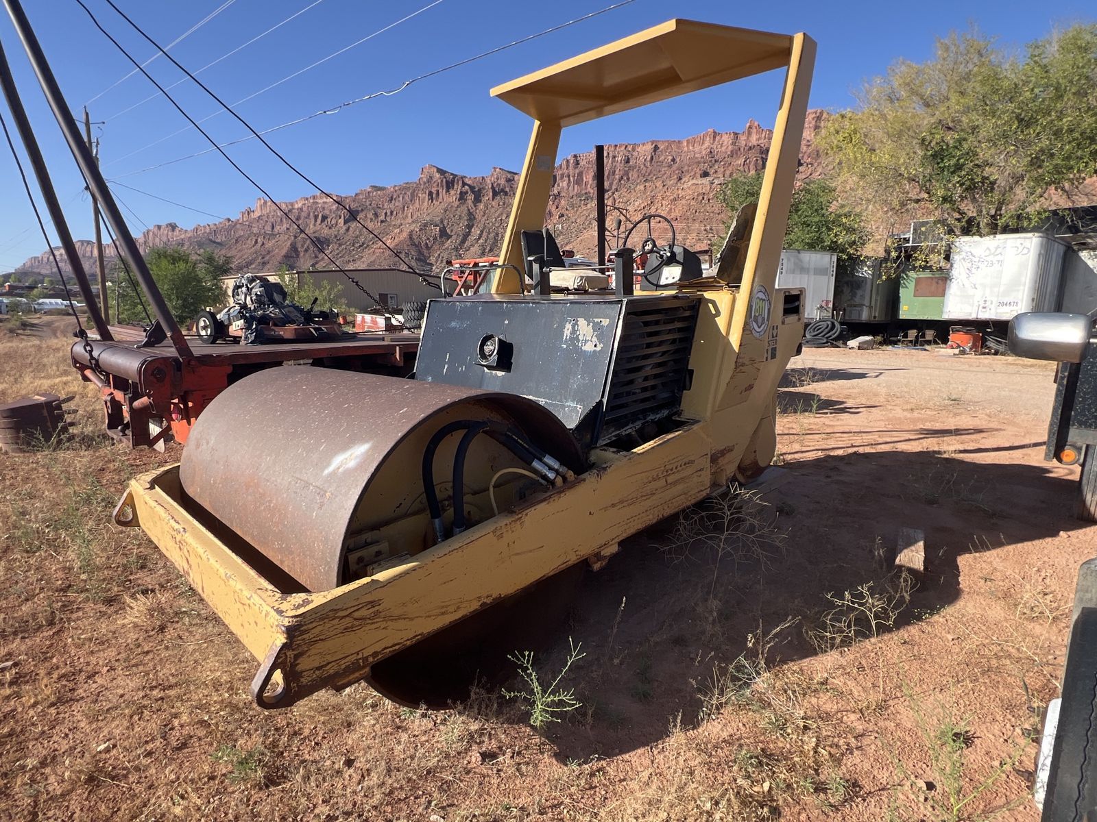 Used Road Roller Compactor - Heavy Duty Construction Equipment