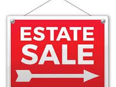 Estate Sale Friday May 8 & Saturday May 9