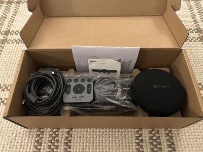 Logitech Meetup Camera & EMeet Speaker Setup, Brand New