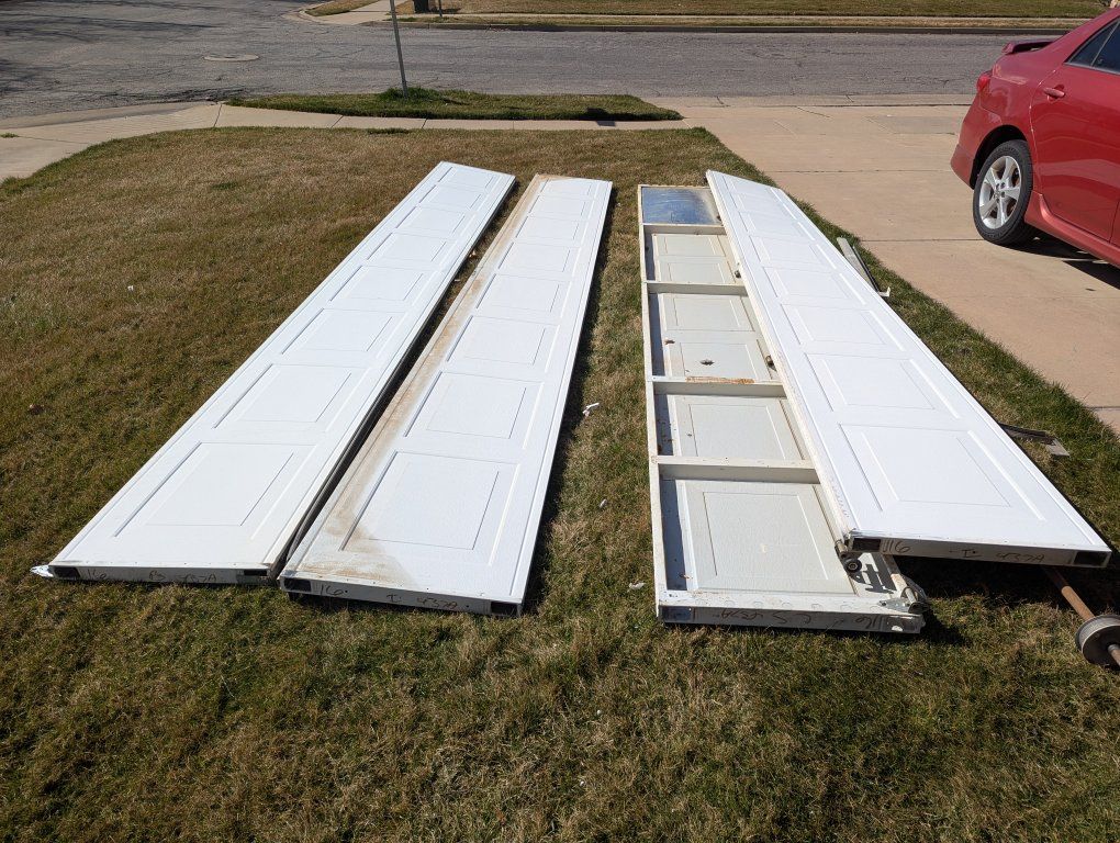 16 x 8 used garage door