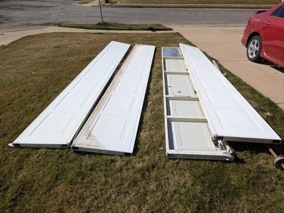 16 x 8 used garage door